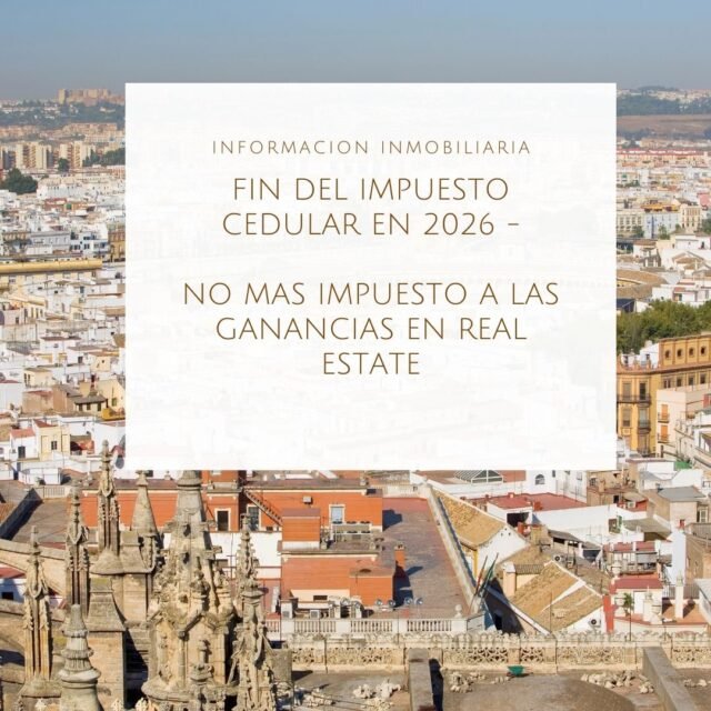 Fin el Impuesto Cedular